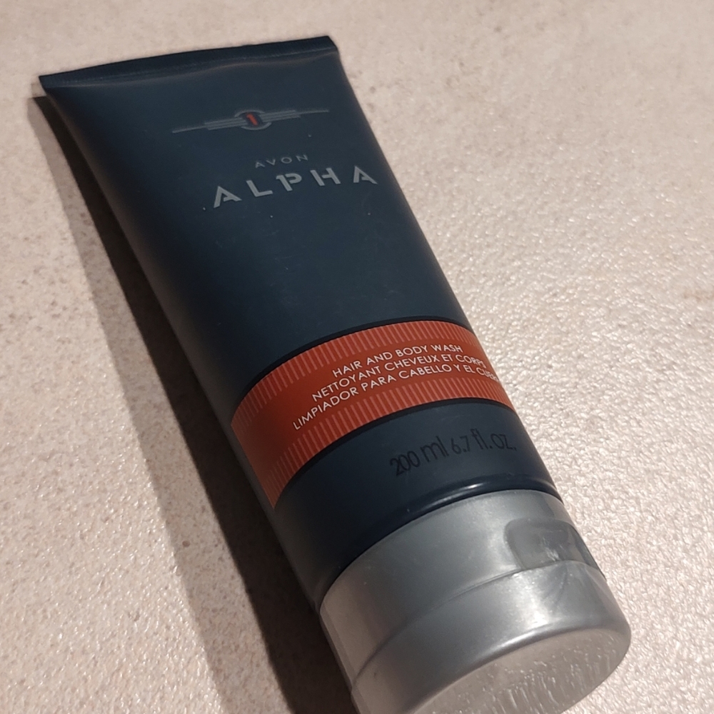 Avon Alpha For Him Hair And Body Wash 6.7oz USA 2015 Discontinued Rare.